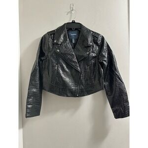 🔴Modcloth Crocodile Rock Moto Jacket XS‎